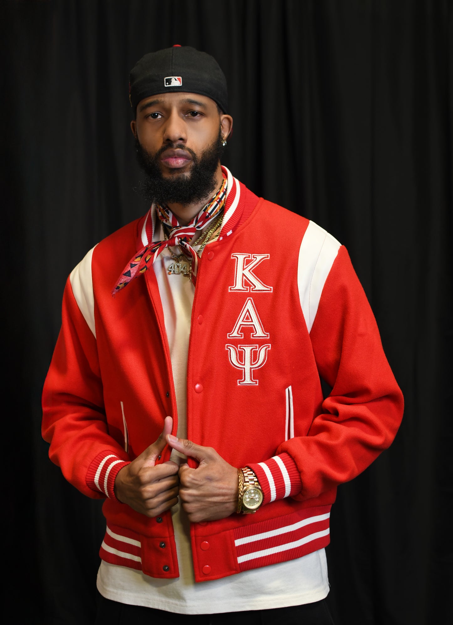 Red Kappa Alpha Psi Teddy Jacket