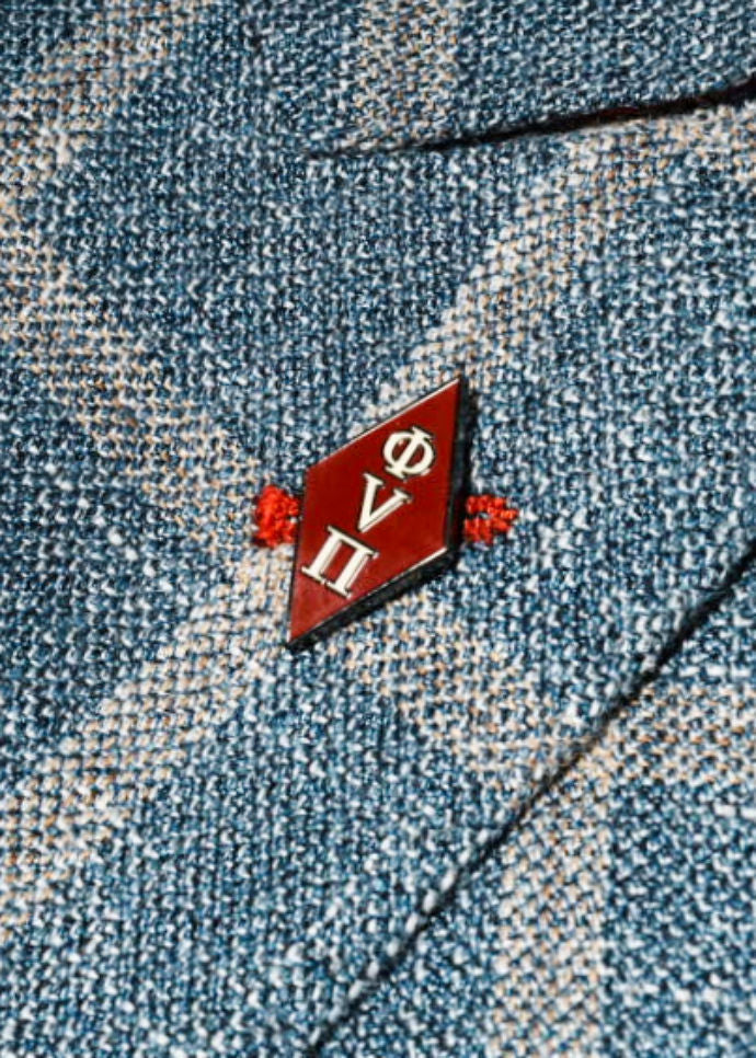 Phi Nu Pi Diamond Pin