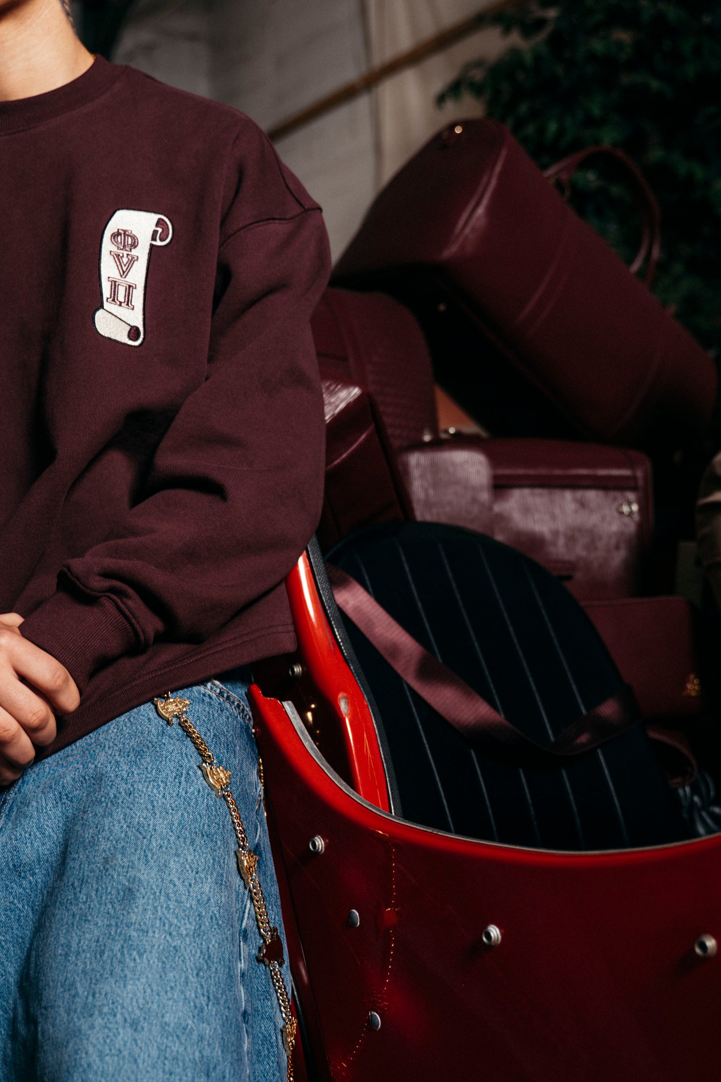 Phi Nu Pi Scroll Crewneck Sweatshirt