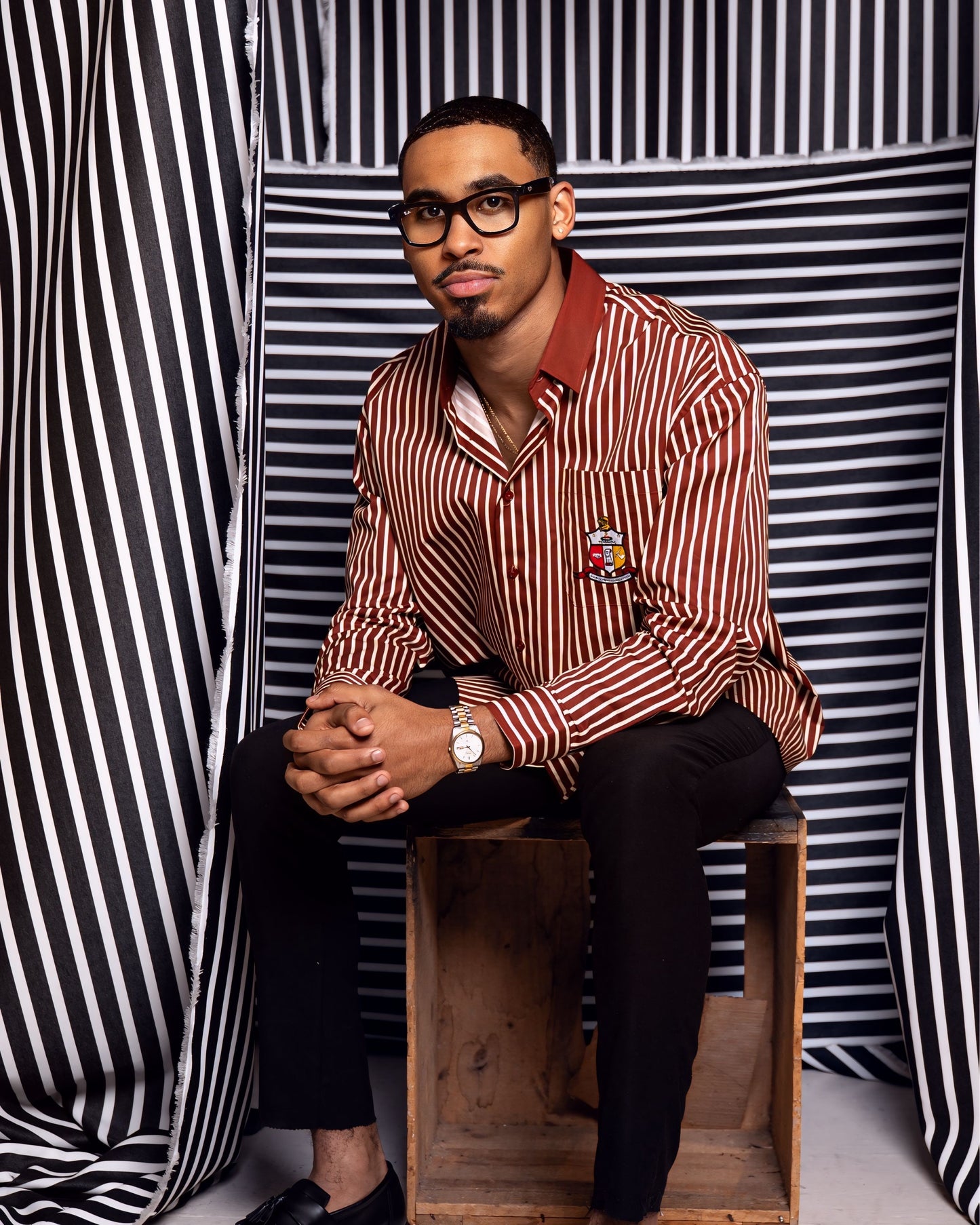 COA Striped Button Down