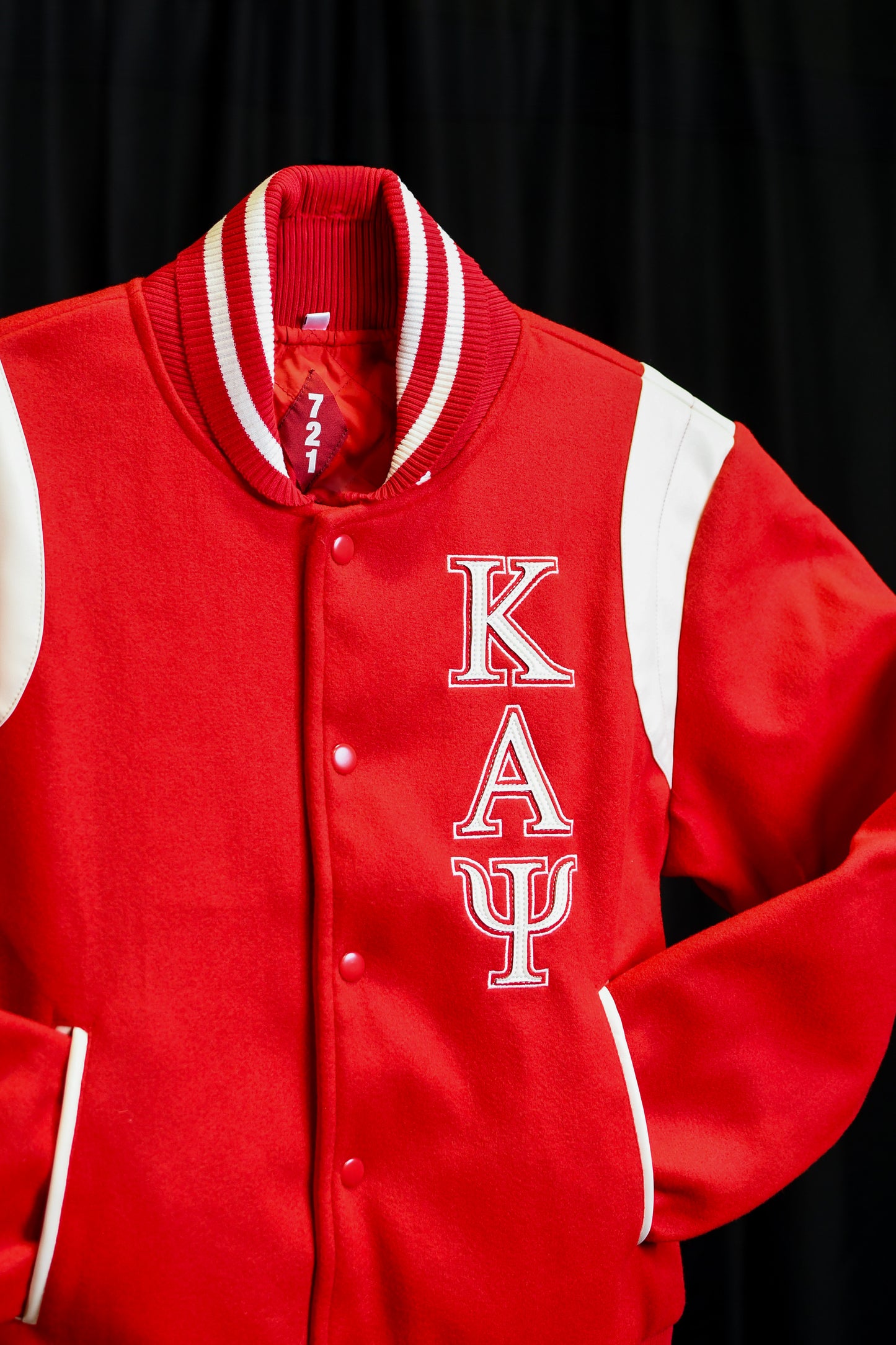 Red Kappa Alpha Psi Teddy Jacket